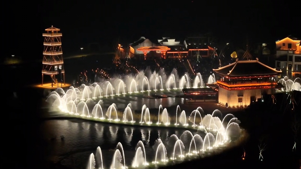窑湖小镇夜游